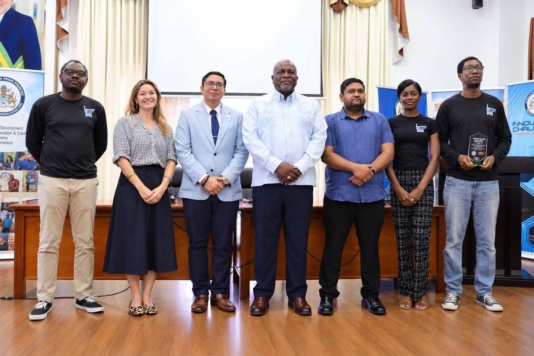 Innovation Challenge 2026 participants and organizers in Guyana